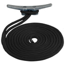 Sea-Dog Double Braided Nylon Dock Line - 5/8" x 20 - Black [302116020BK-1] - Essenbay Marine
