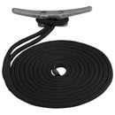 Sea-Dog Double Braided Nylon Dock Line - 3/4" x 50 - Black [302119050BK-1] - Essenbay Marine