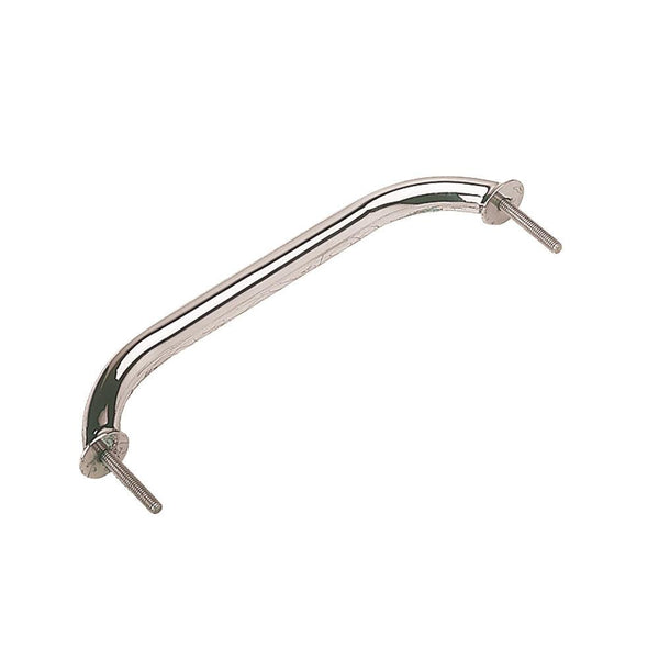 Stainless Steel Stud Mount Flanged Hand Rail w/Mounting Flange - 18" [254218-1] - Essenbay Marine