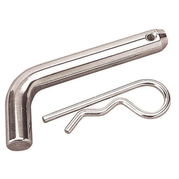 Sea-Dog Zinc Plated Steel Receiver Pin w/Clip [751062-1] - Essenbay Marine