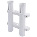 Sea-Dog Two Pole Side Mount Rod Storage Rack - White [325028-1] - Essenbay Marine