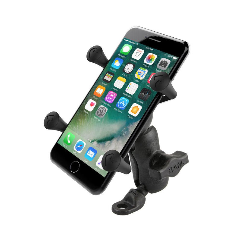 RAM MOUNT X-Grip Phone Mount w/9mm Angled Bolt Head Adapter [RAP-B-272-A-UN7U] - Essenbay Marine