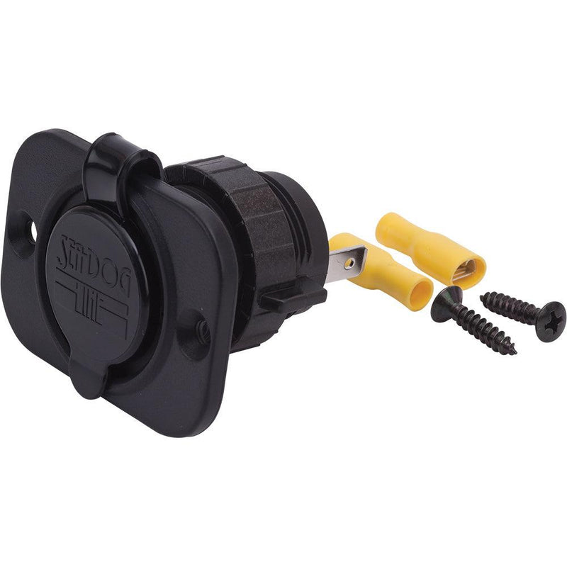 Sea-Dog Round Power Socket - 12V [426120-1] - Essenbay Marine