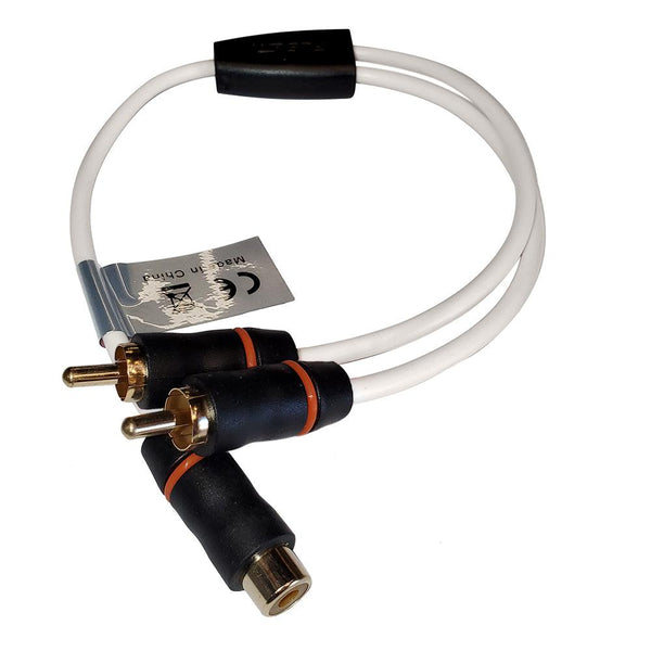 FUSION RCA Cable Splitter - 1 Female to 2 Male - 1 [010-12895-00] - Essenbay Marine