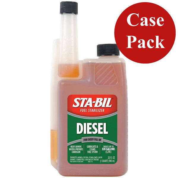 STA-BIL Diesel Formula Fuel Stabilizer  Performance Improver - 32oz *Case of 4* [22254CASE] - Essenbay Marine
