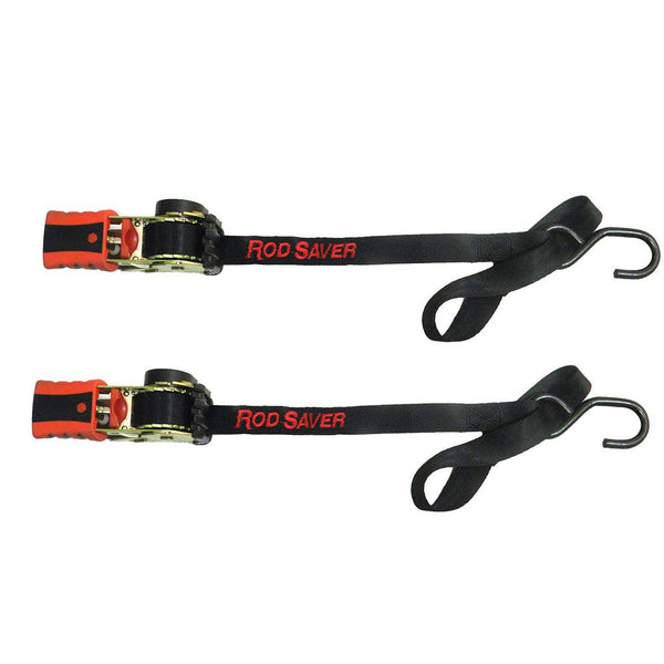 Rod Saver Mini Retractable Tie Down w/Soft Hook - 50" - Pair [RT50SH] - Essenbay Marine