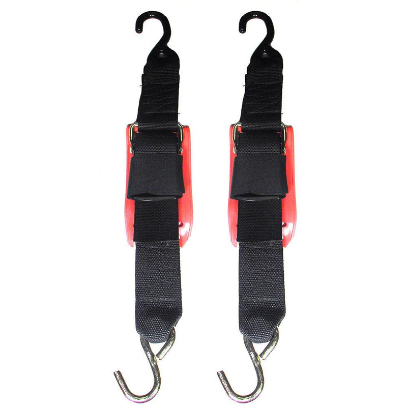 Rod Saver Quick Release Trailer Tie-Down w/Vinyl Pad - 2" x 2 - Pair [QRTD2VP] - Essenbay Marine