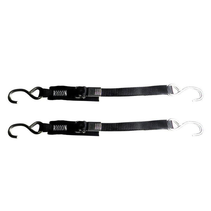 Rod Saver Stainless Steel Quick Release Transom Tie-Down - 1" x 2 - Pair [SS1QRTD2] - Essenbay Marine