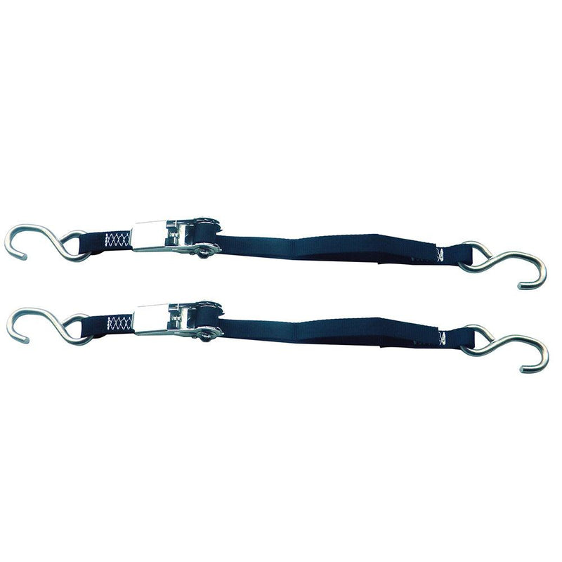 Rod Saver Stainless Steel Ratchet Tie-Down - 1" x 3 - Pair [SSRTD3] - Essenbay Marine