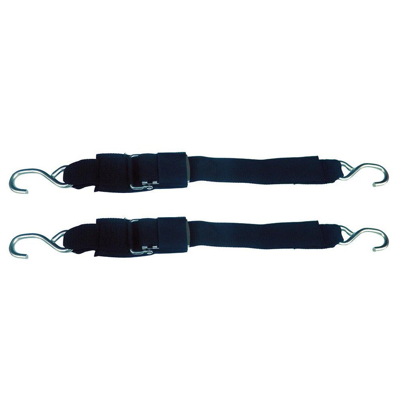 Rod Saver Stainless Steel Quick Release Transom Tie-Down - 2" x 4 - Pair [SS/QRTD4] - Essenbay Marine