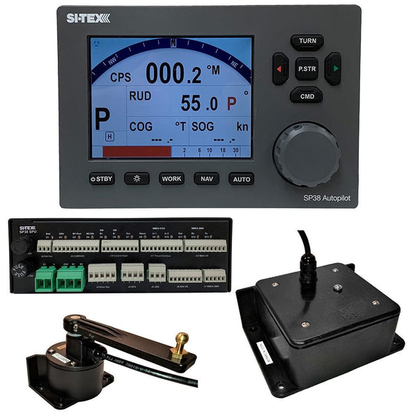 SI-TEX SP38-2 Autopilot Core Pack Including Flux Gate Compass  Rotary Feedback, No Pump [SP38-2] - Essenbay Marine