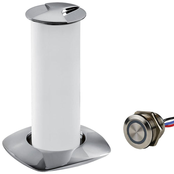 Sea-Dog Aurora Stainless Steel LED Pop-Up Table Light - 3W w/Touch Dimmer Switch [404610-3-403061-1] - Essenbay Marine
