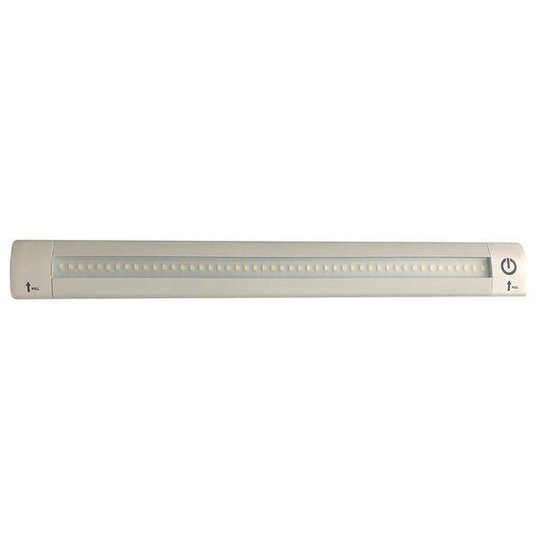 Lunasea LED Light Bar - Built-In Dimmer, Adjustable Linear Angle, 12" Length, 24VDC - Warm White [LLB-32KW-11-00] - Essenbay Marine