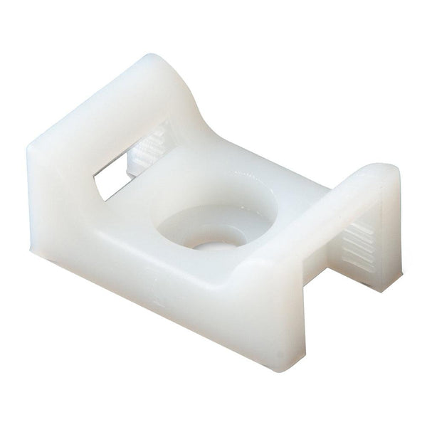 Ancor Cable Tie Mount - Natural - #10 Screw - 100-Piece [199263] - Essenbay Marine