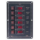 Sea-Dog Aluminum Switch Panel Vertical - 6 Switch [422110-1] - Essenbay Marine