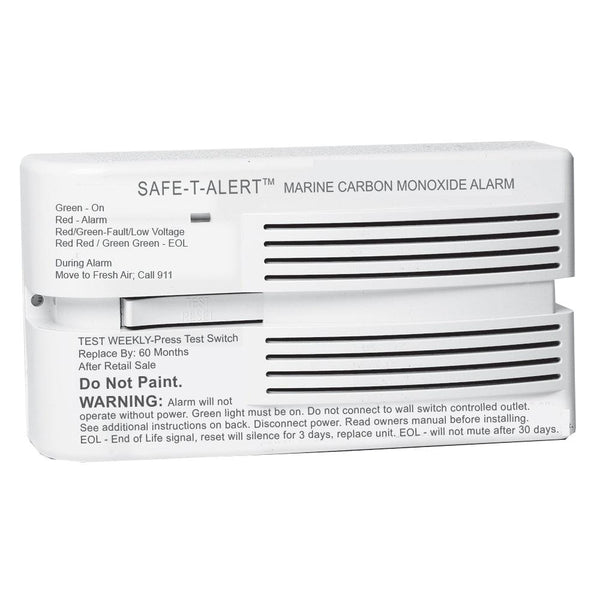 Safe-T-Alert 65 Series Marine Carbon Monoxide Alarm 12V - Surface Mount - White [M-65-541] - Essenbay Marine