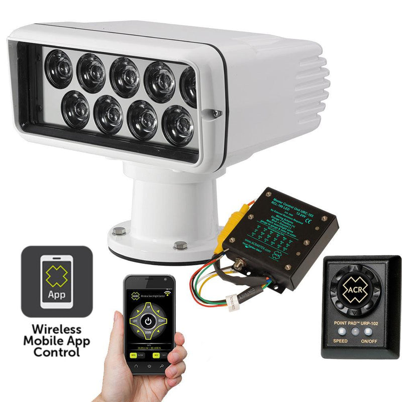 ACR RCL-100 LED Searchlight w/Wi-Fi Kit - 12/24V - White [1953] - Essenbay Marine