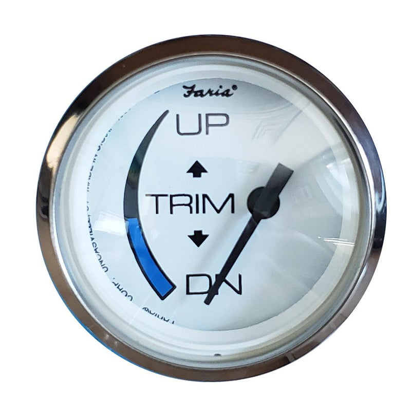 Faria Chesapeake White SS 2" Trim Gauge f/Honda Engines [13889] - Essenbay Marine