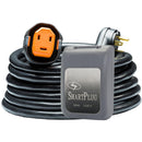 SmartPlug RV Kit 30 Amp 30 Dual Configuration Cordset - Black (SPX X Park Power)  Non Metallic Inlet - Gray [R30303BM30PG] - Essenbay Marine