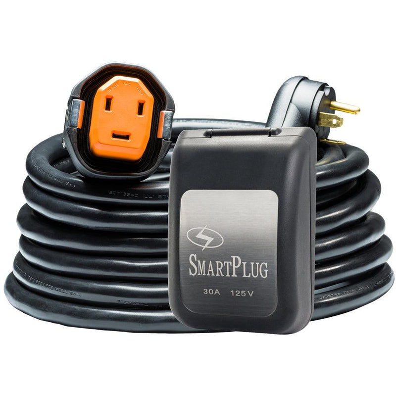 SmartPlug RV Kit 30 Amp 30 Dual Configuration Cordset - Black (SPX X Park Power)  Non Metallic Inlet - Black [R30303BM30PB] - Essenbay Marine