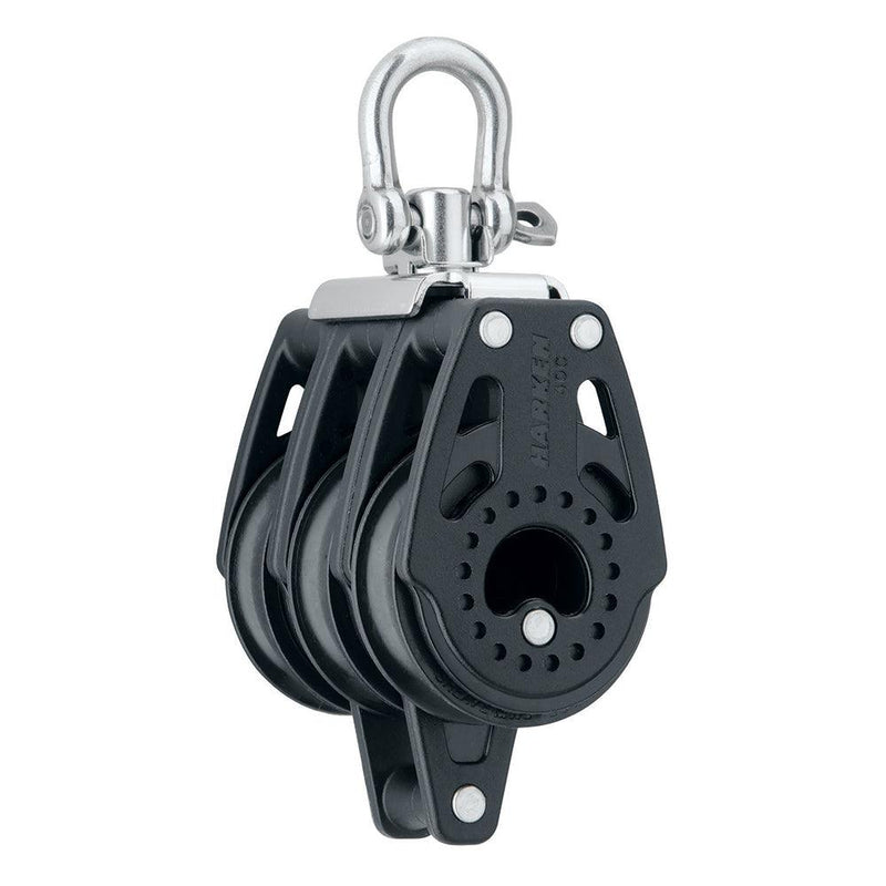 Harken 40mm Carbo Air Triple Swivel Block w/Becket [2641] - Essenbay Marine