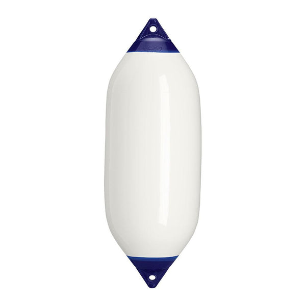 Polyform F-7 Twin Eye Fender 15" x 41" - White [F-7-WHITE] - Essenbay Marine