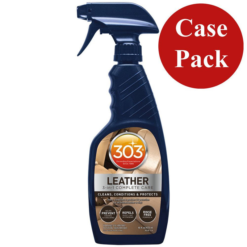 303 Automotive Leather 3-In-1 Complete Care - 16oz *Case of 6* [30218CASE] - Essenbay Marine