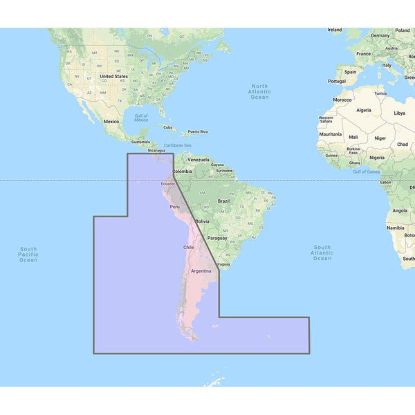 Furuno South America West Coast - Costa Rica to Chile to Falklands Vector Charts - Unlock Code [MM3-VSA-500] - Essenbay Marine