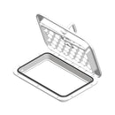 Sea-Dog Triple Lock Rectangular Marine Hatch - 10" x 14" - White [336520-3] - Essenbay Marine
