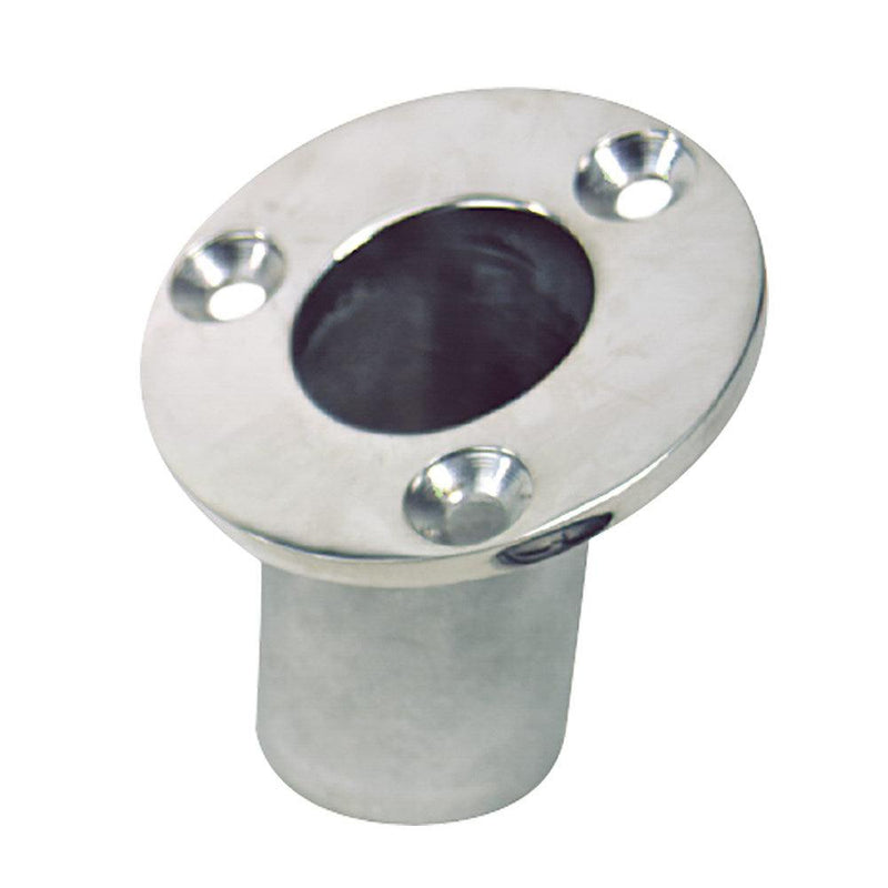 Sea-Dog Flush Mount Flagpole Socket - 25 - 1-1/4" ID - 316 Stainless Steel [491713-1] - Essenbay Marine