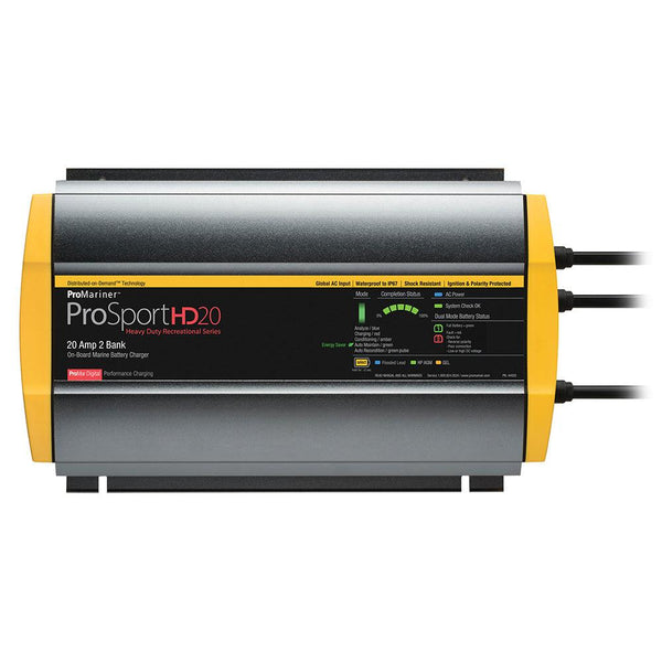 ProMariner ProSportHD 20 Gen 4 - 20 Amp - 2 Bank Battery Charger [44020] - Essenbay Marine