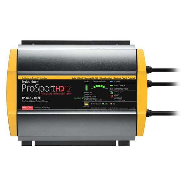 ProMariner ProSportHD 12 Global Gen 4 - 12 Amp - 2 Bank Battery Charger [44026] - Essenbay Marine