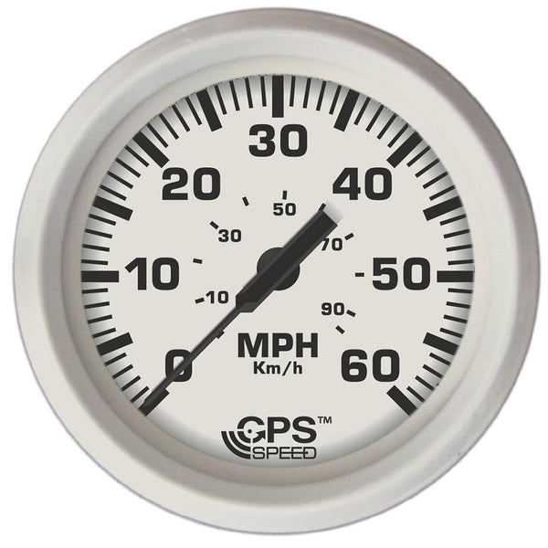 Faria Dress White 4" GPS Speedometer - 60 MPH [33147] - Essenbay Marine