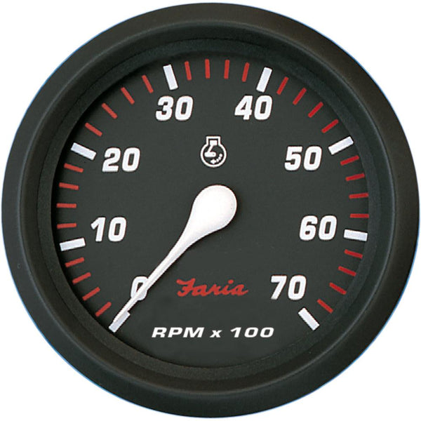 Faria Professional Red 4" Tachometer - 7,000 RPM [34617] - Essenbay Marine