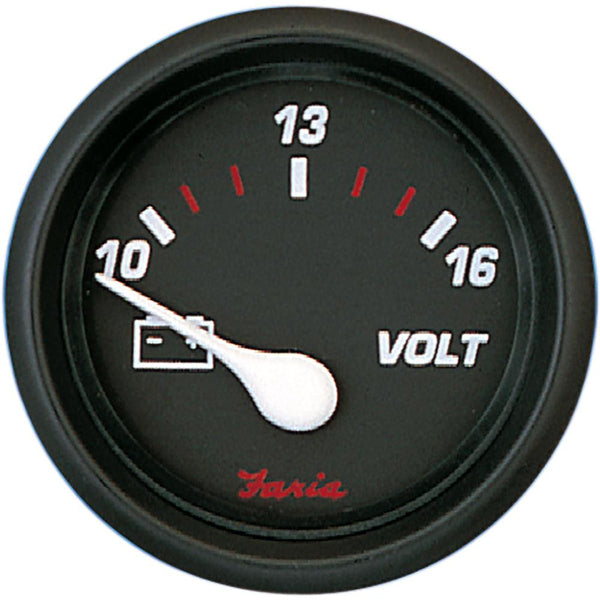 Faria Professional Red 2" Voltmeter [14605] - Essenbay Marine