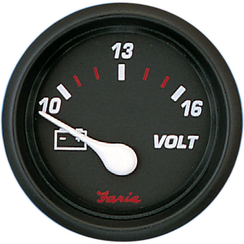 Faria Professional Red 2" Voltmeter [14605] - Essenbay Marine