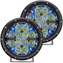 RIGID Industries 360-Series 6" LED Off-Road Fog Light Drive Beam w/Blue Backlight - Black Housing [36207] - Essenbay Marine