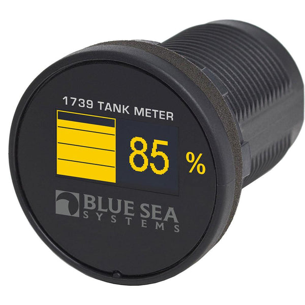 Blue Sea 1739 Mini OLED Tank Meter - Yellow [1739] - Essenbay Marine