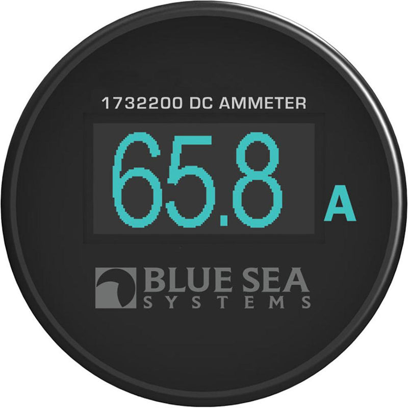 Blue Sea 1732200 Mini OLED Ammeter - Blue [1732200] - Essenbay Marine