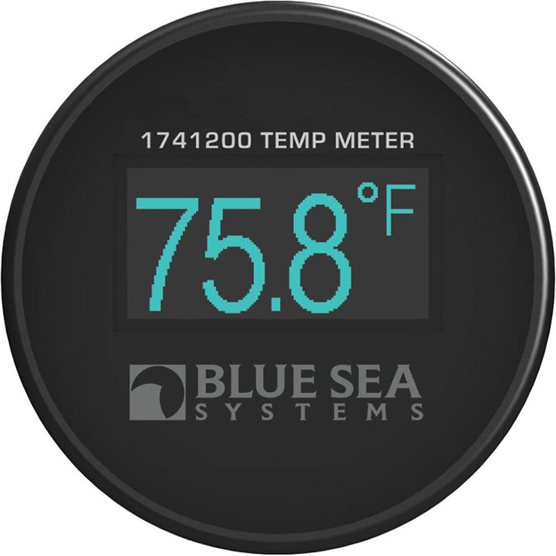 Blue Sea 1741200 Mini OLED Temperature Monitor - Blue [1741200] - Essenbay Marine