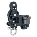 Harken 45mm Single Aluminum Element Fiddle Block w/Swivel  150 Cam Cleat [6235] - Essenbay Marine