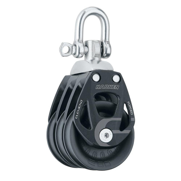 Harken 60mm Triple Aluminum Element Block w/Swivel [6272] - Essenbay Marine