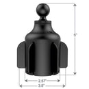 RAM Mount RAM X-Grip f/7"-8" Tablets w/RAM Stubby Cup Holder Base [RAP-B-299-4-UN8U] - Essenbay Marine