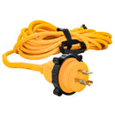 Camco 30 Amp Power Grip Marine Extension Cord - 50 M-Locking/F-Locking Adapter [55613] - Essenbay Marine