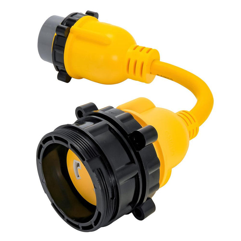 Camco 50AM/30AF Power Grip Marine 12" Locking Adapter - M-Lock/F-Locking Adapter [55625] - Essenbay Marine