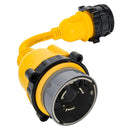 Camco 50AM/30AF Power Grip Marine 12" Locking Adapter - M-Lock/F-Locking Adapter [55625] - Essenbay Marine