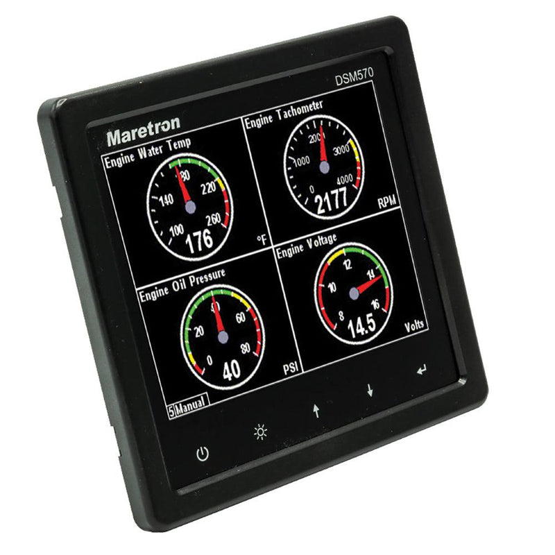 Maretron DSM570 5.7" High Resolution Color Display w/Black Enclosure [DSM570-01] - Essenbay Marine