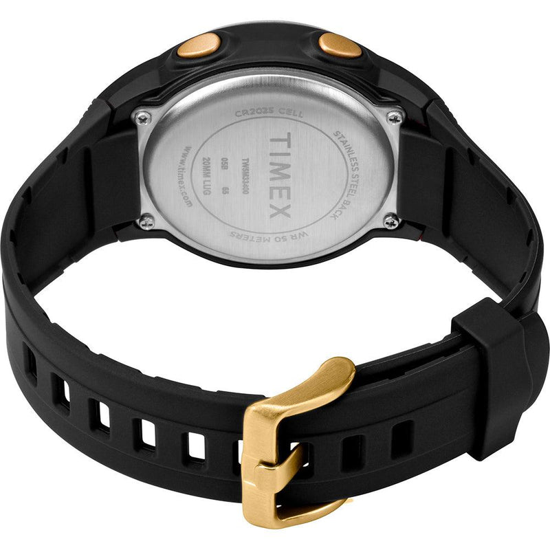 Timex T100 Black/Gold - 150 Lap [TW5M33600SO] - Essenbay Marine