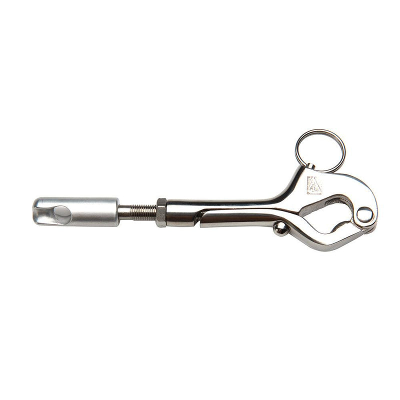 C. Sherman Johnson Over Center Gate Hook w/Splice Eye [LS-3100] - Essenbay Marine