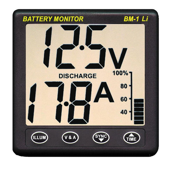 Clipper BM-1 LI Battery Monitor f/12V Lithium [BM-1 LI] - Essenbay Marine
